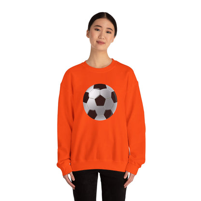 Unisex Heavy Blend™ Crewneck Sweatshirt - Dynamic Football Design - Sports Passion and Energy