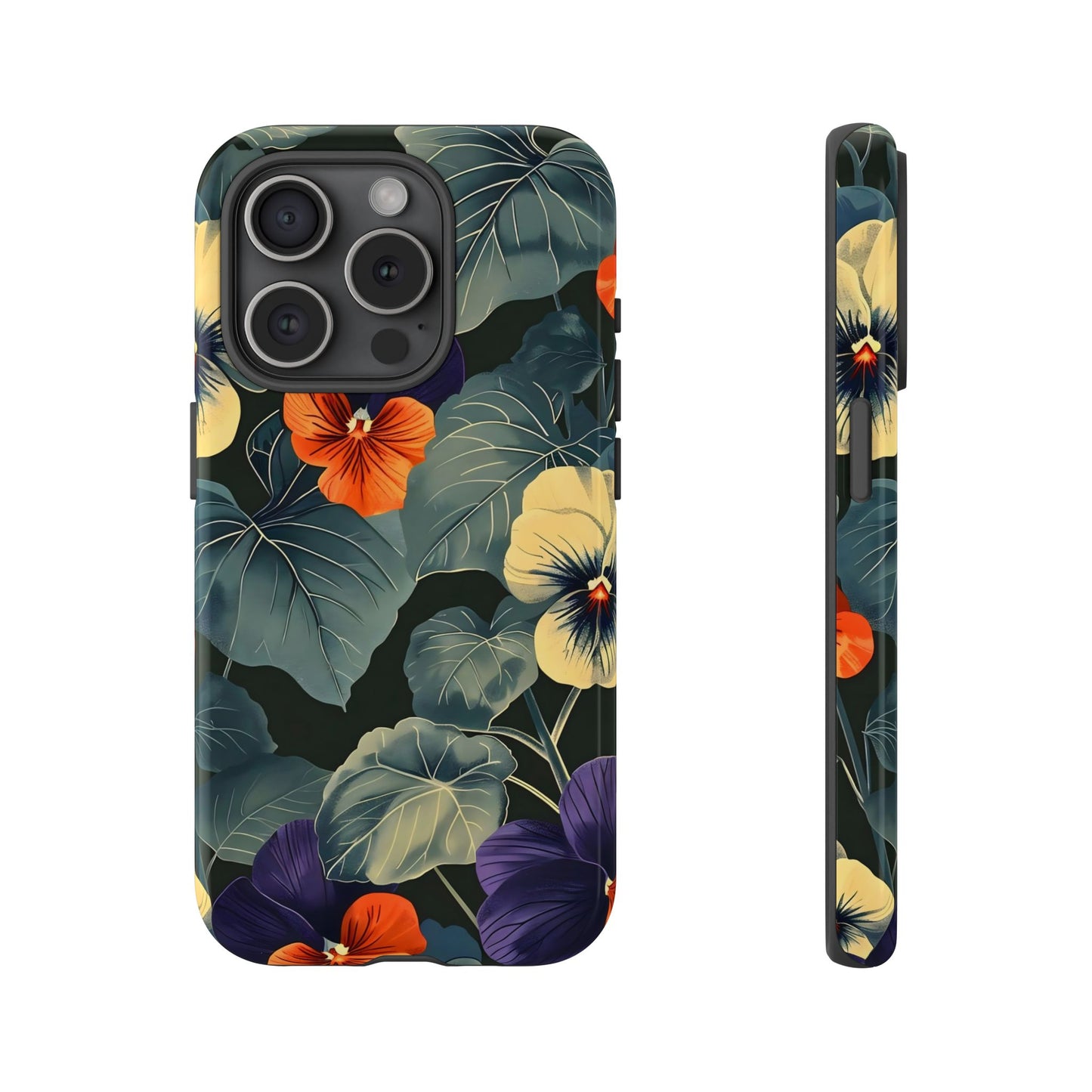 Tough Cases Floral iPhone Case, Tough Phone Cover, Stylish Floral Design, Gift for Her, Summer Vibe, Durable Protective Case
