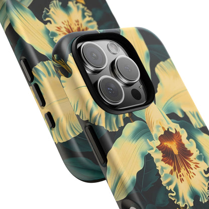 Floral Phone Case - Tough Cases with Orchid Design, Durable Smartphone Cover for Nature Lovers, Floral Gift for Her, Botanical [...]