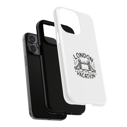 London Vacation Magnetic Case, Unique Phone Cover for Travelers, London Souvenir, Gift for Tourists, Stylish Phone Accessory