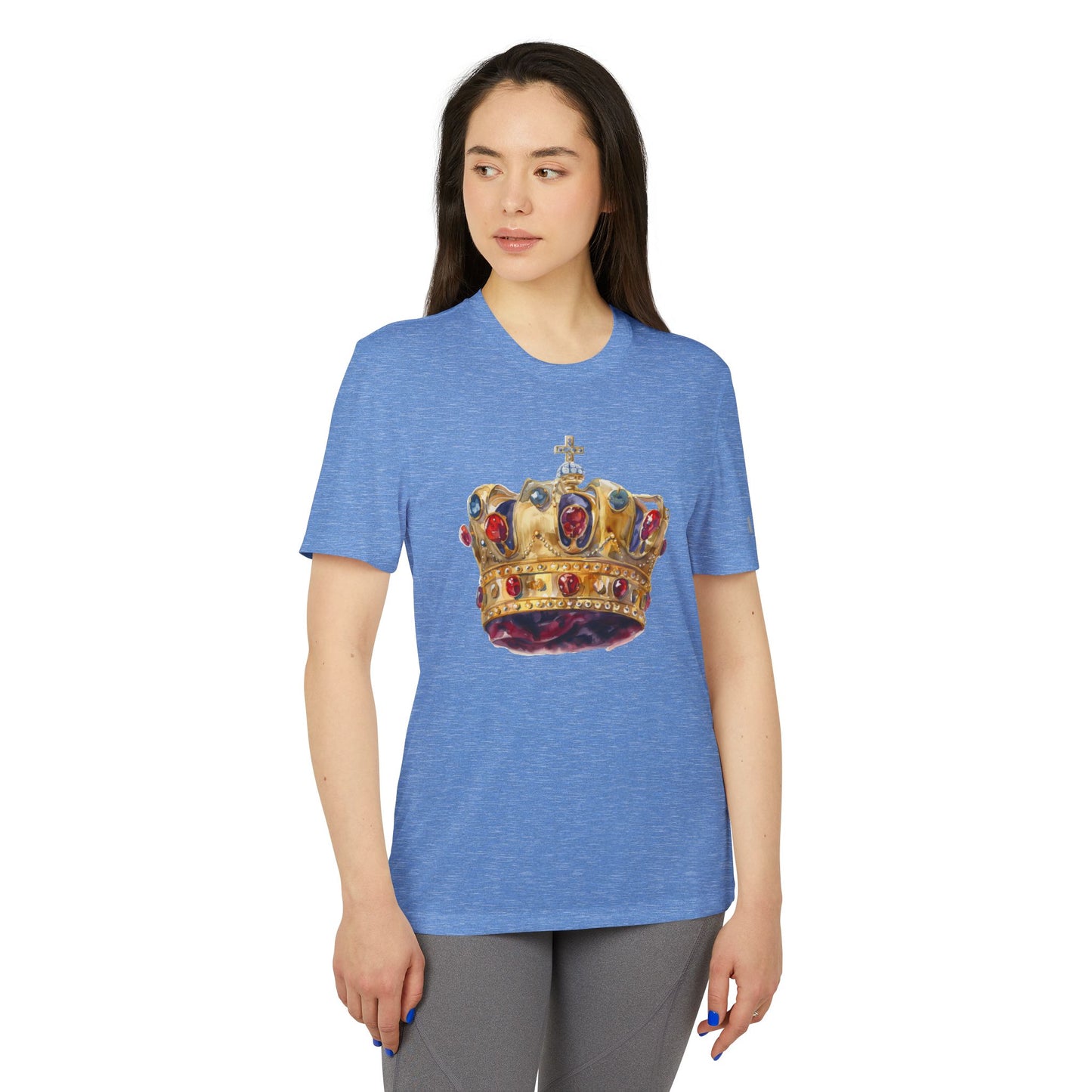 Unisex Sport T-shirt - Cool Athletic Wear for Fitness Enthusiasts - British Royal Crown Design - Iconic Symbol of Monarchy