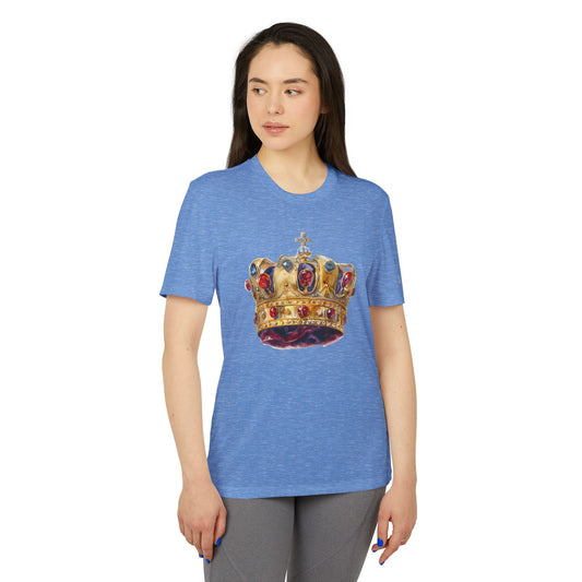 Unisex Sport T-shirt - Cool Athletic Wear for Fitness Enthusiasts - British Royal Crown Design - Iconic Symbol of Monarchy