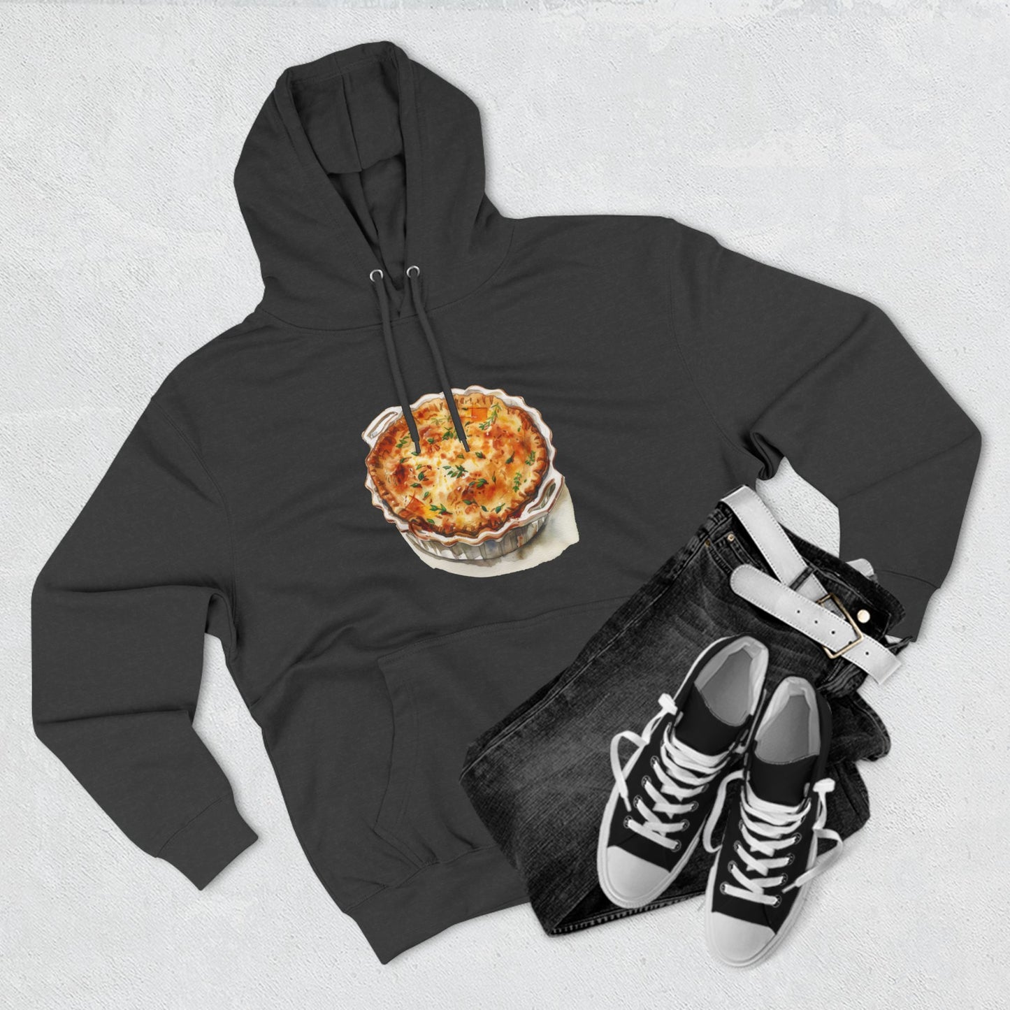 Three-Panel Fleece Hoodie - From Palaces to Plates - British Royal Cuisine