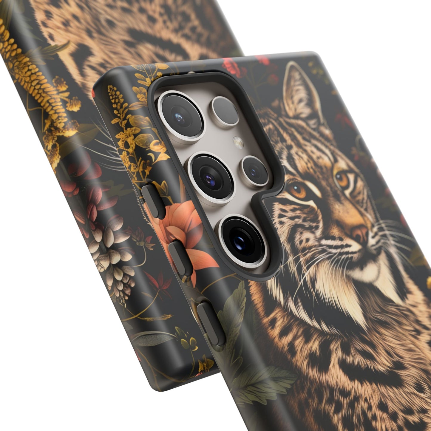 Wildlife Phone Case with Lynx Design, Tough Cases, Animal Lovers Gift, Nature Inspired Accessories, Unique Tech Protection