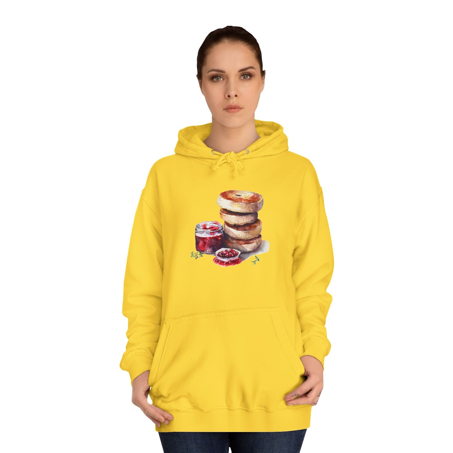 Unisex College Hoodie - The Crown’s Table - British Royal Food Traditions