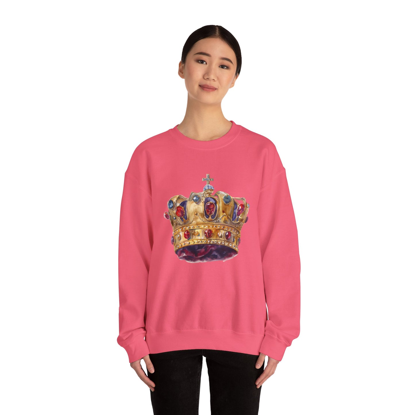 Unisex Heavy Blend™ Crewneck Sweatshirt - British Royal Crown