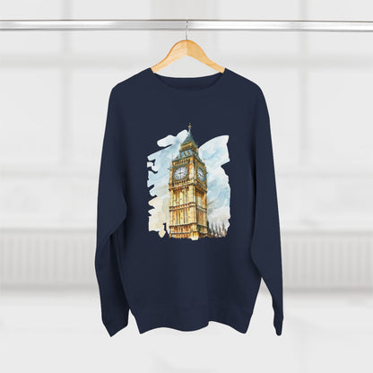 Unisex Crewneck Sweatshirt - Iconic Big Ben Clock Tower