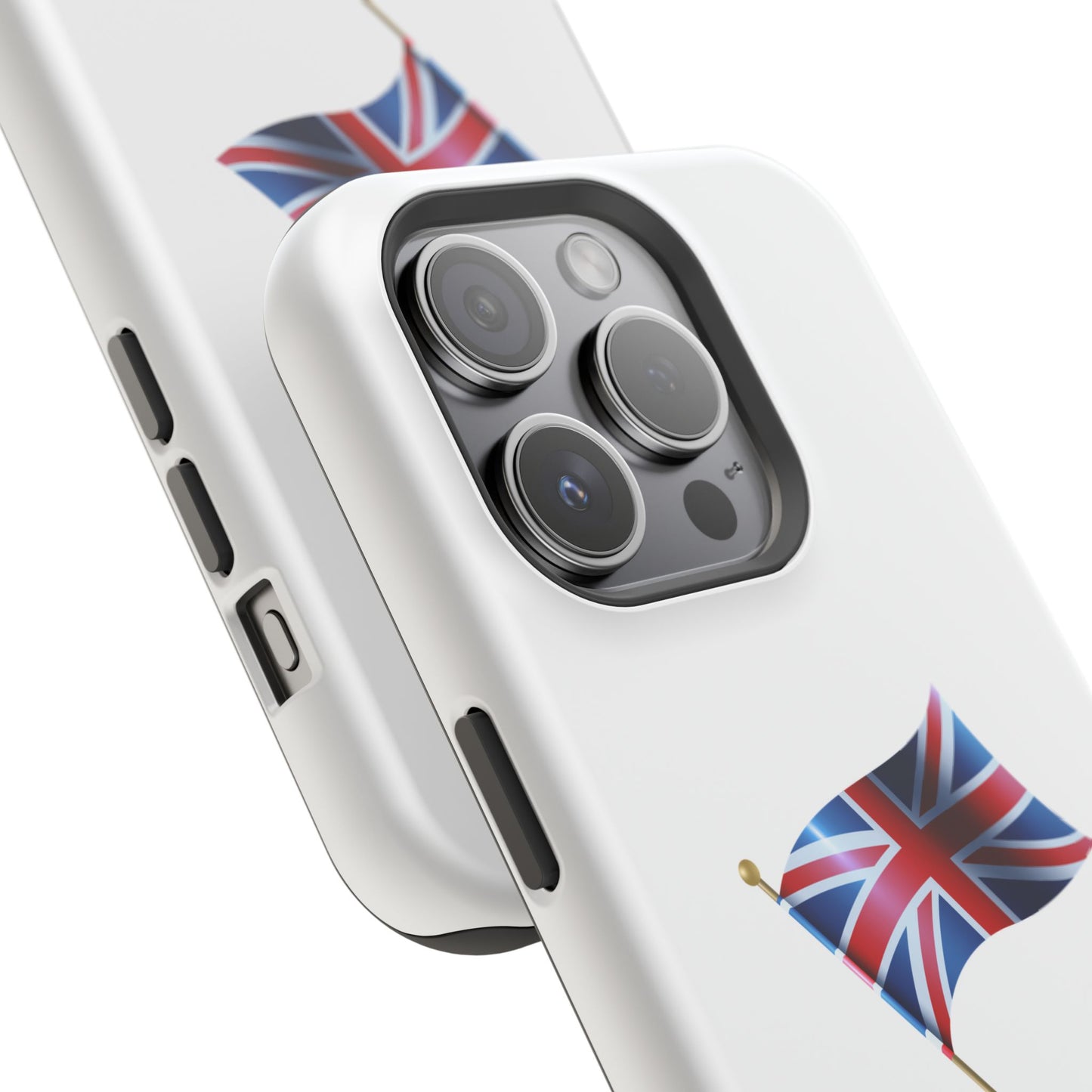 Vintage Union Jack Magnetic Phone Case, British Flag Tough Case, Gift for Anglophiles, Travel Accessories,UK Prid e Case