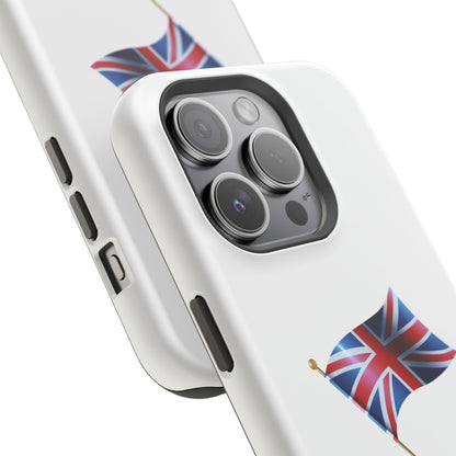 Vintage Union Jack Magnetic Phone Case, British Flag Tough Case, Gift for Anglophiles, Travel Accessories,UK Prid e Case