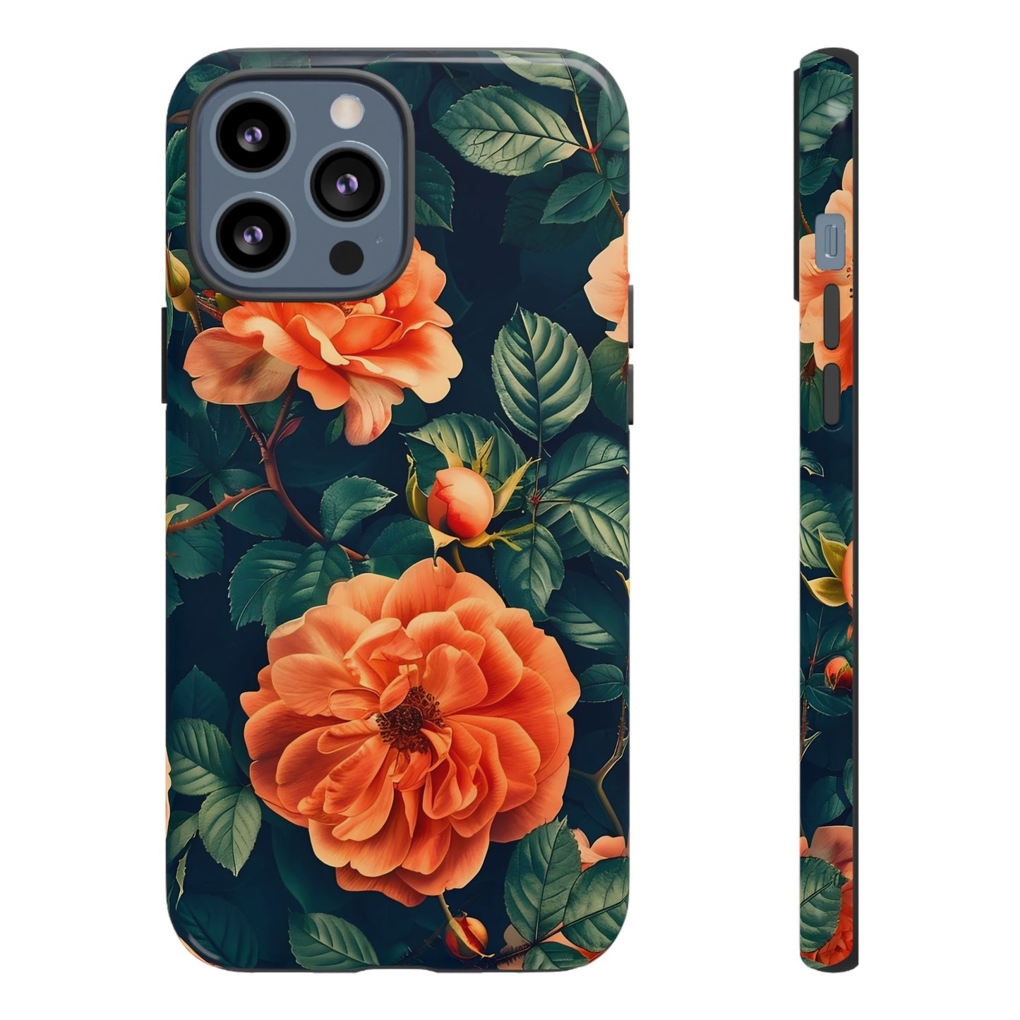 Floral Phone Case, Tough Cases for Nature Lovers, Botanical Design, Phone Protection, Gift for Her, Trending Floral Accessories