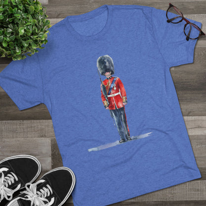 Red Jacket - Bodmin Keep: Cornwall's Army Museum Trendy Unisex Tri-Blend Crew Tee