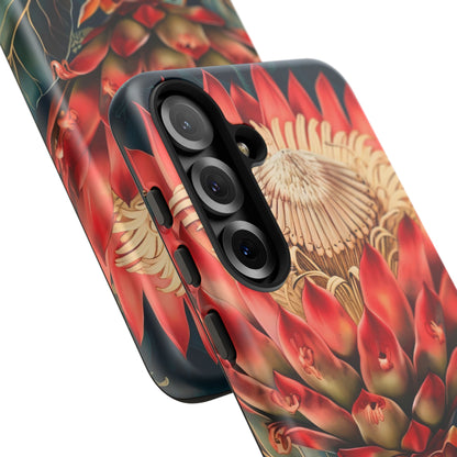 Tough Cases: Vibrant Floral Phone Case, Tough Phone Covers, Floral Art Cases, Nature Design Accessories, Gift for Nature Lovers