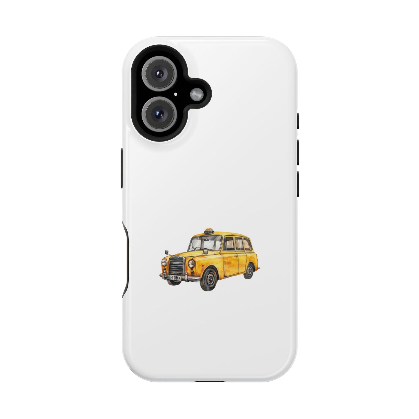 New York Taxi Magnetic Phone Case, Cute Gift for NYC Lovers, Travel Accessories, Unique Phone Cover, Durable Tough Case