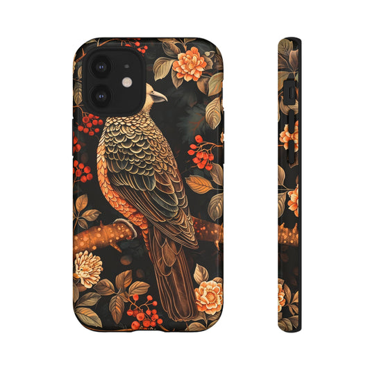 Vintage Floral Phone Case, Tough Cases, Nature Lover Gift, Floral Art, Boho Accessories, Unique Phone Cover