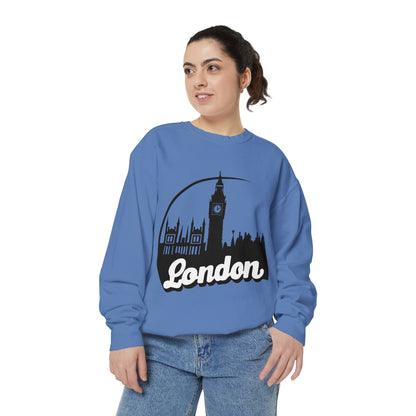 Unisex Garment-Dyed Sweatshirt - Cozy London
