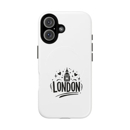 Stylish London-themed Magnetic Phone Case - Durable Protection, Perfect Gift, Unique Design, Travel Accessory, Personalized Cell Cover