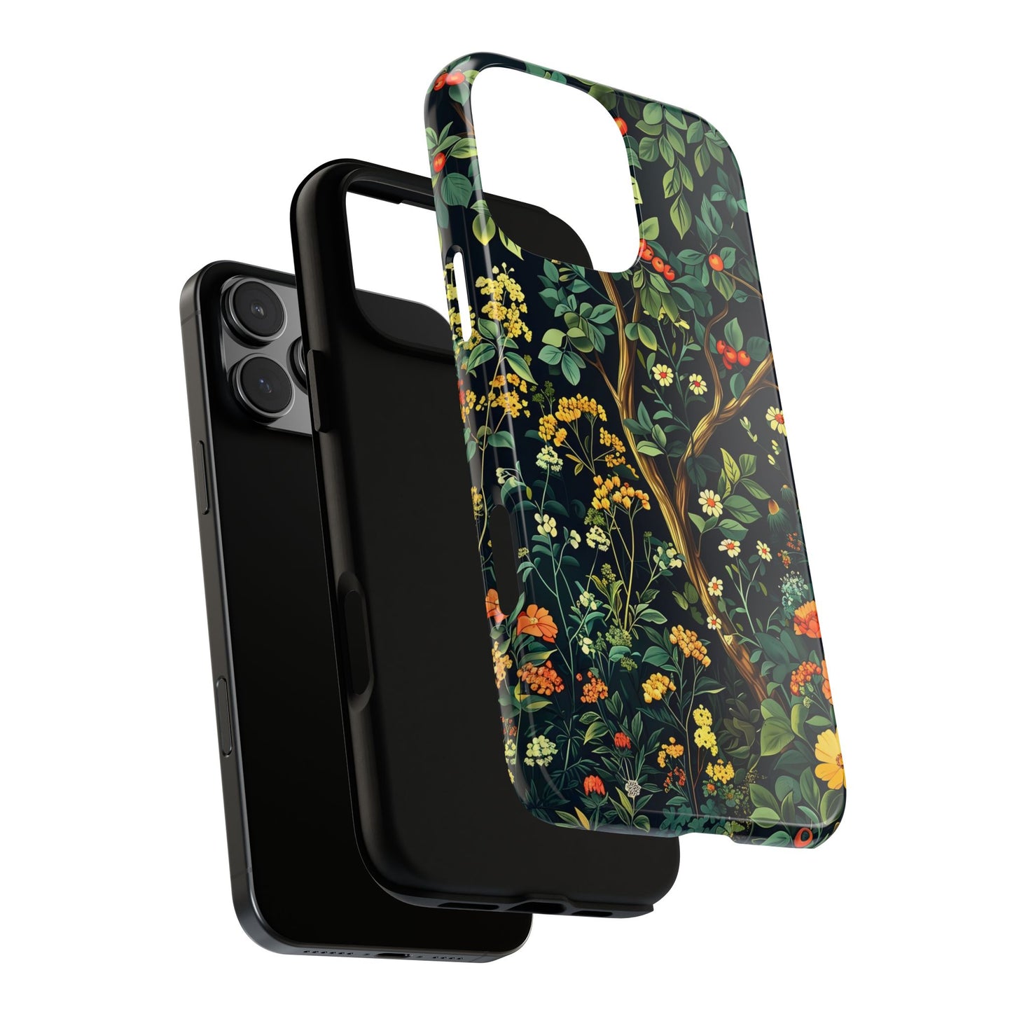 Floral Phone Case - Tough Cases, Colorful Nature Design, Gift for Flower Lovers, Phone Accessory, Unique Cell Phone Cover