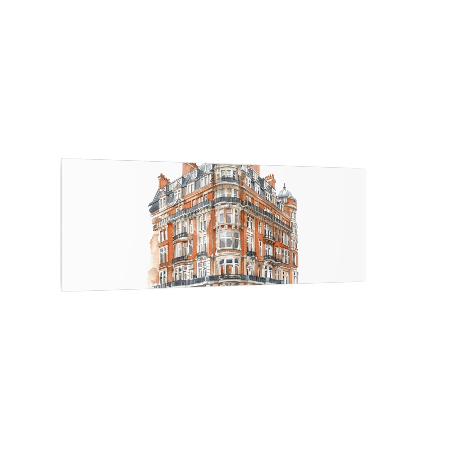 Artistic Matte Canvas Print of Historic Building, Wall Art Decor, Home Interior, Unique Gift, Fine Art, Architecture Lover, Urban Design