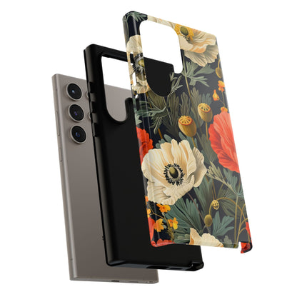 Floral Phone Case - Tough Cases with Vibrant Garden Design, Phone Accessory, Gift for Her, Spring Style, Nature Lover