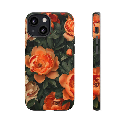 Stylish Floral Phone Case, Tough Cases, Floral Phone Cover, Gift for Her, Spring Accessories, Mother's Day, Phone Protection