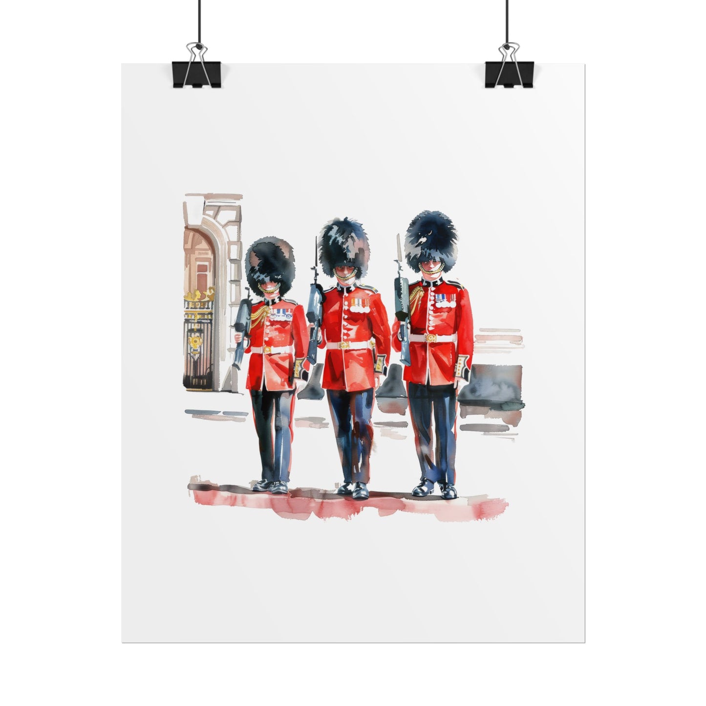 London Guard Roll-Up Posters, British Soldier Art Prints, Home Decor, Travel Gifts, Wall Art for Various Occasions
