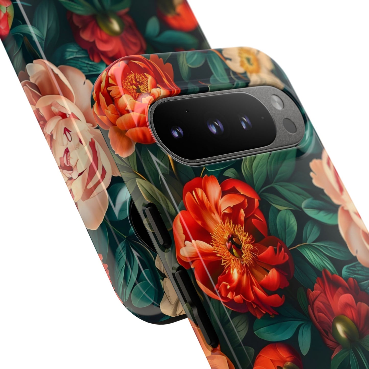 Floral Phone Case - Tough Cases, Vibrant Protection, Gift for Her, Cute Floral Design, Trendy Accessory, Perfect for Spring