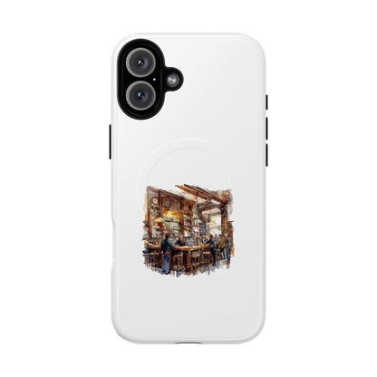 Artistic Tough Magnetic Phone Case for Secure Style, Protective Cover, Customizable Gift, Unique Accessories, Everyday Use