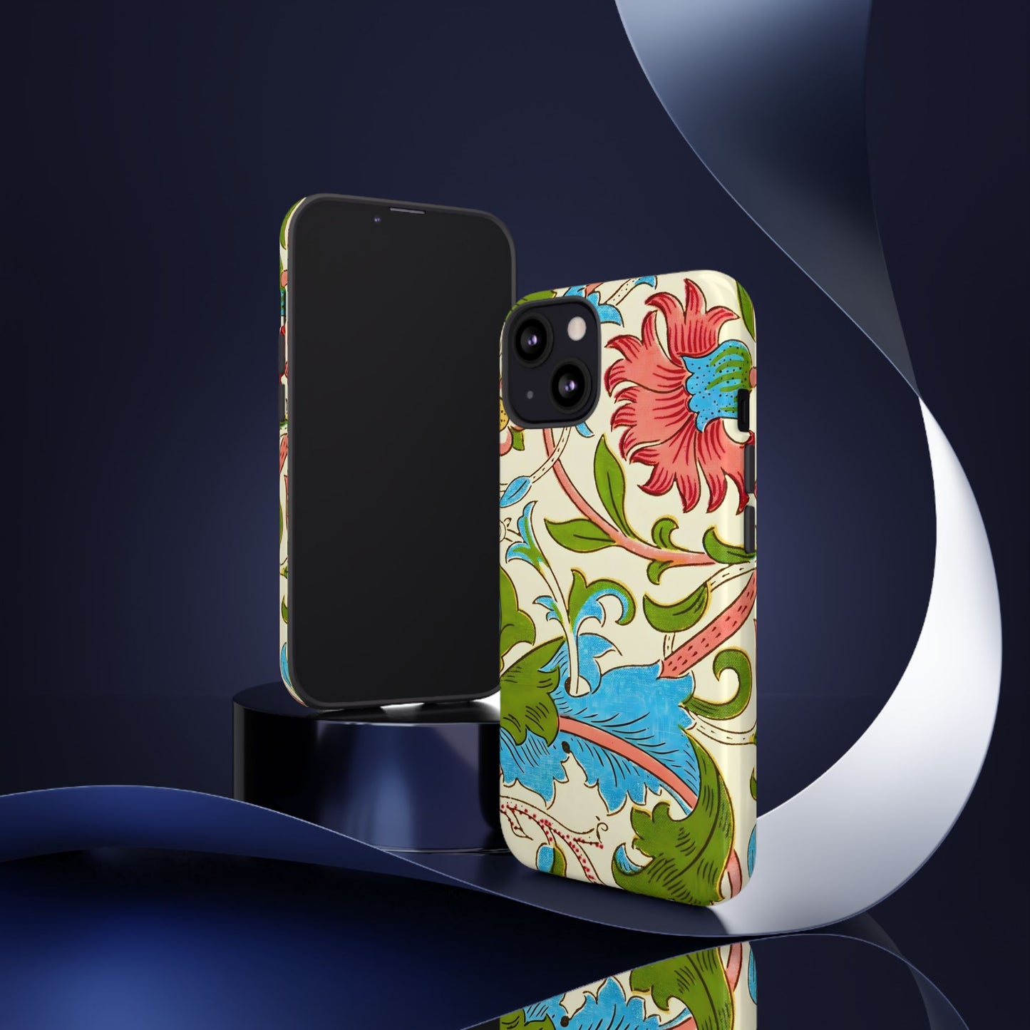 Tough Floral Phone Case - Artistic Smartphone Cover, Floral Print Gift, Protective Case | For Nature Lovers, Stylish Accessory, Phone [...]
