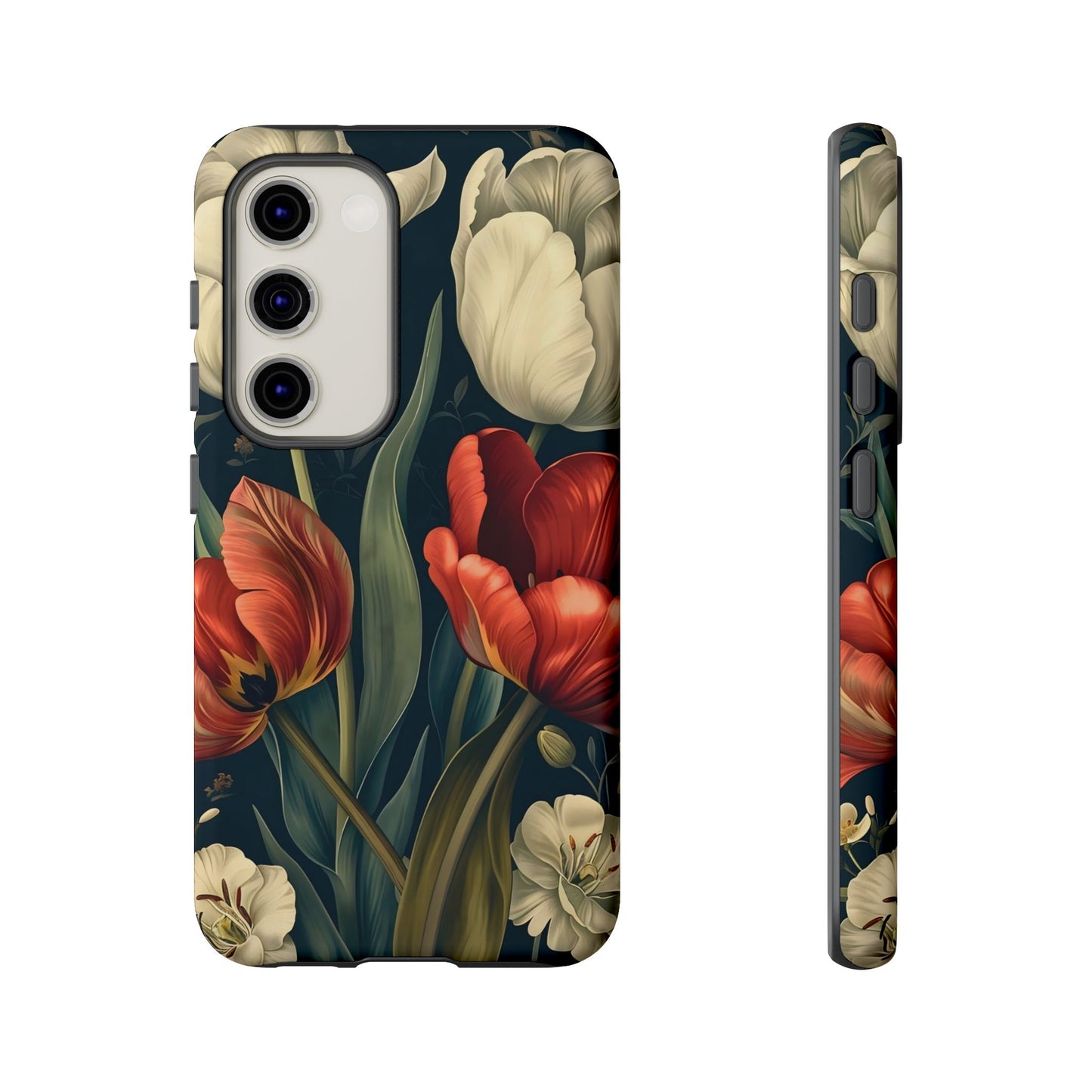 White Flower Tough Cases