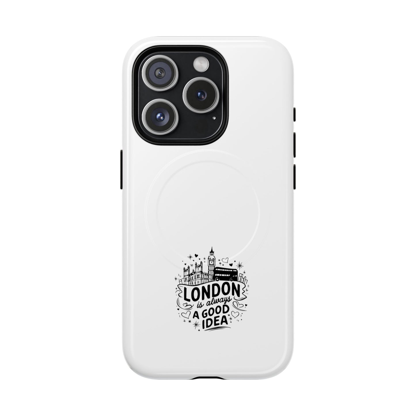 Tough Magnetic Phone Cases - London Is Always A Good Idea, Custom Phone Covers, Travel Gifts, Modern Phone Cases, Durable Cases, [...]
