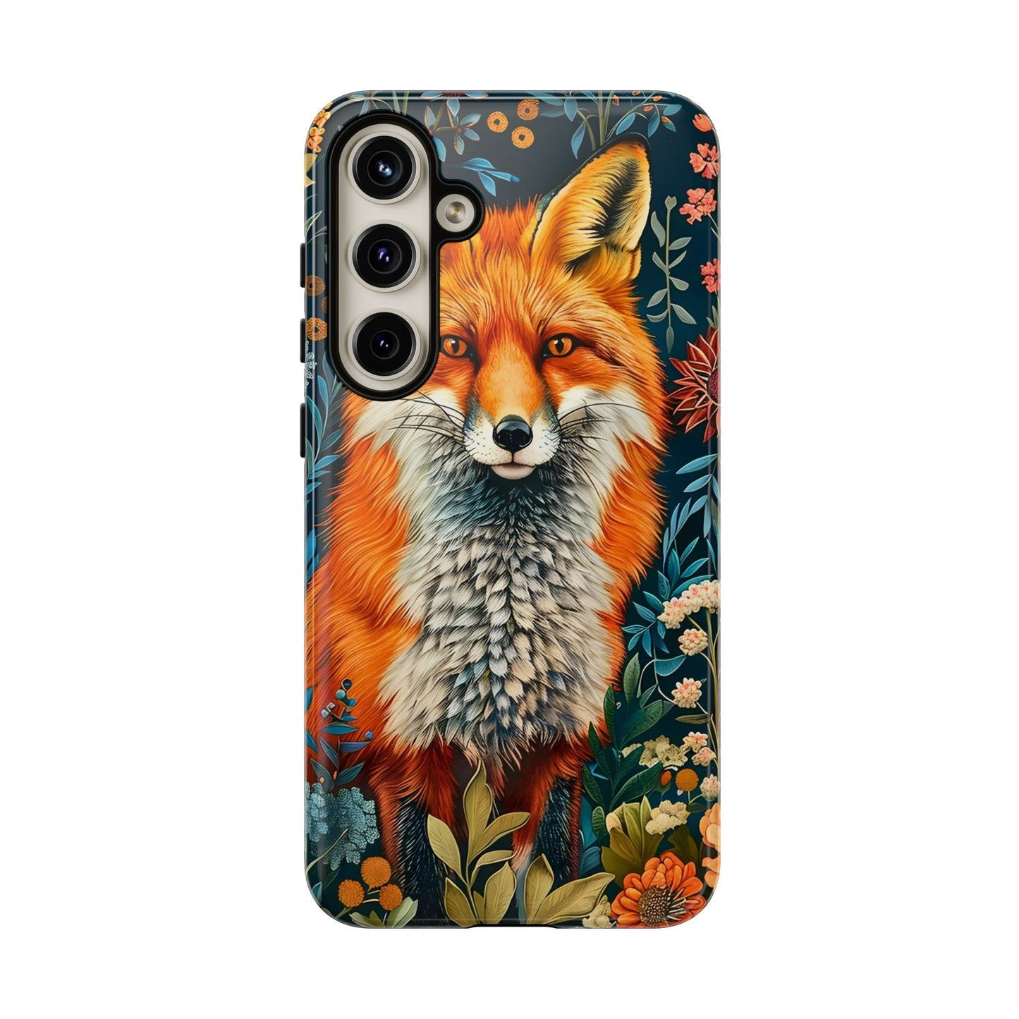 Vibrant Fox Phone Case, Tough Phone Cover, Unique Wildlife Accessory, Gift for Animal Lovers, Nature-Inspired Design