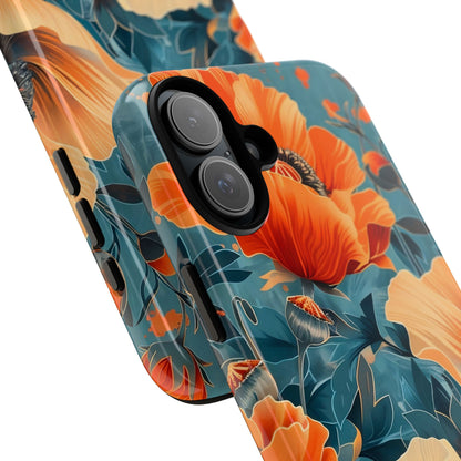 Floral Phone Case, Tough Cases for Protection and Style, Spring Aesthetic, Gift for Her, Phone Accessory for Nature Lovers