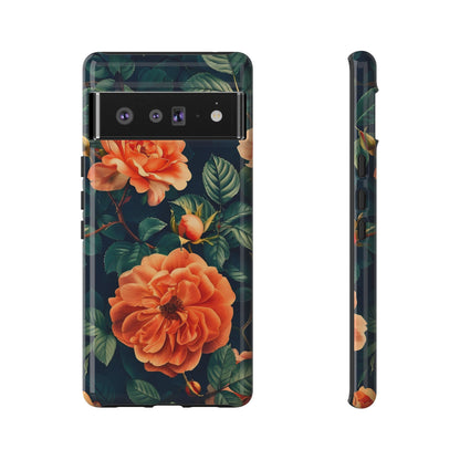 Floral Phone Case, Tough Cases for Nature Lovers, Botanical Design, Phone Protection, Gift for Her, Trending Floral Accessories