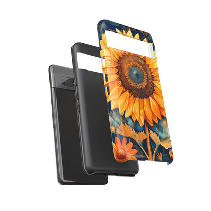 Sunflower Phone Case - Floral Design for Nature Lovers, Cute Spring Accessory, Gift for Her, Eco-Friendly Cover