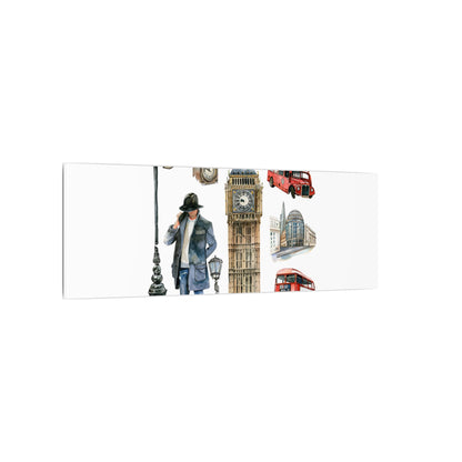 Canvas Art Print, London Skyline, Home Decor, Wall Art, Gift Idea, Travel Memories, Modern Wall Art