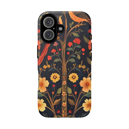 Floral Phone Case, Tough Cases, Flower Pattern, Phone Accessory, Gift for Her, Stylish Tech Cover, Nature Lover's Gift