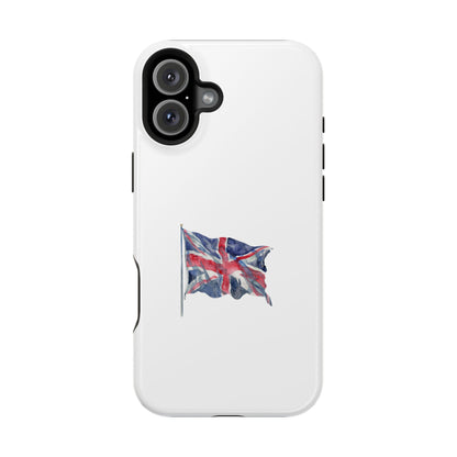 UK Flag Magnetic Tough Case, Durable Phone Cover, British Pride Accessory, Gift for Travelers, Patriot’s Tech Protector