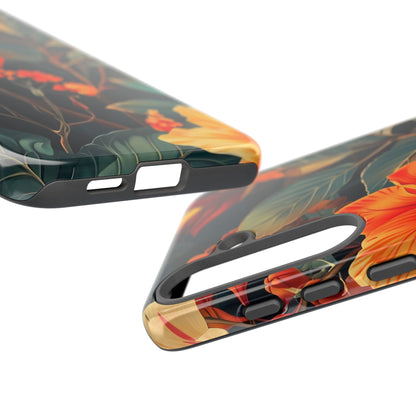 Tough Floral Phone Case | Tropical Vibe, Gift for Nature Lovers, Summer Beach Accessory, Floral Pattern, Trendy Phone Accessories