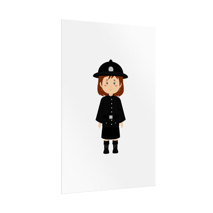 Charming Firefighter Rolled Posters for Kids' Rooms, Playful Wall Art, Fire Safety Decor, Kids' Gifts, Educational Prints