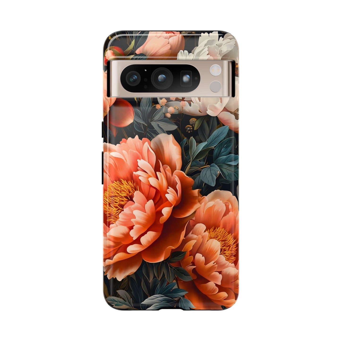 Floral Phone Case - Tough Cases, Durable Cover, Flower Design, Unique Gift, Phone Accessories