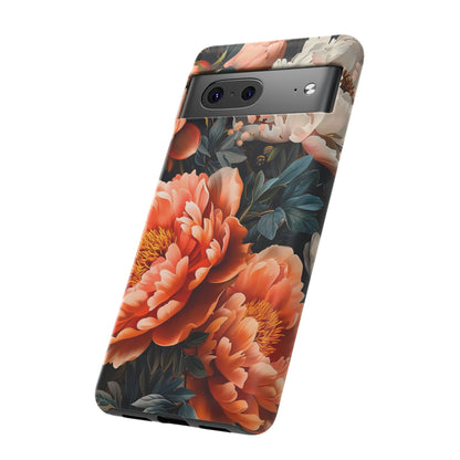 Floral Phone Case - Tough Cases, Durable Cover, Flower Design, Unique Gift, Phone Accessories