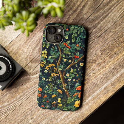Floral Phone Case - Tough Cases, Colorful Nature Design, Gift for Flower Lovers, Phone Accessory, Unique Cell Phone Cover