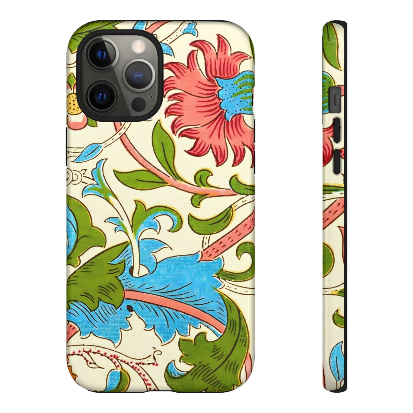 Tough Floral Phone Case - Artistic Smartphone Cover, Floral Print Gift, Protective Case | For Nature Lovers, Stylish Accessory, Phone [...]