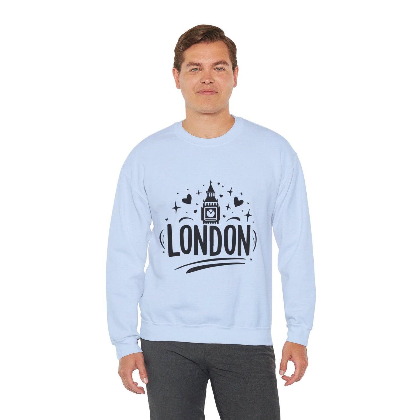 Unisex Heavy Blend™ Crewneck Sweatshirt Cozy  - Love London