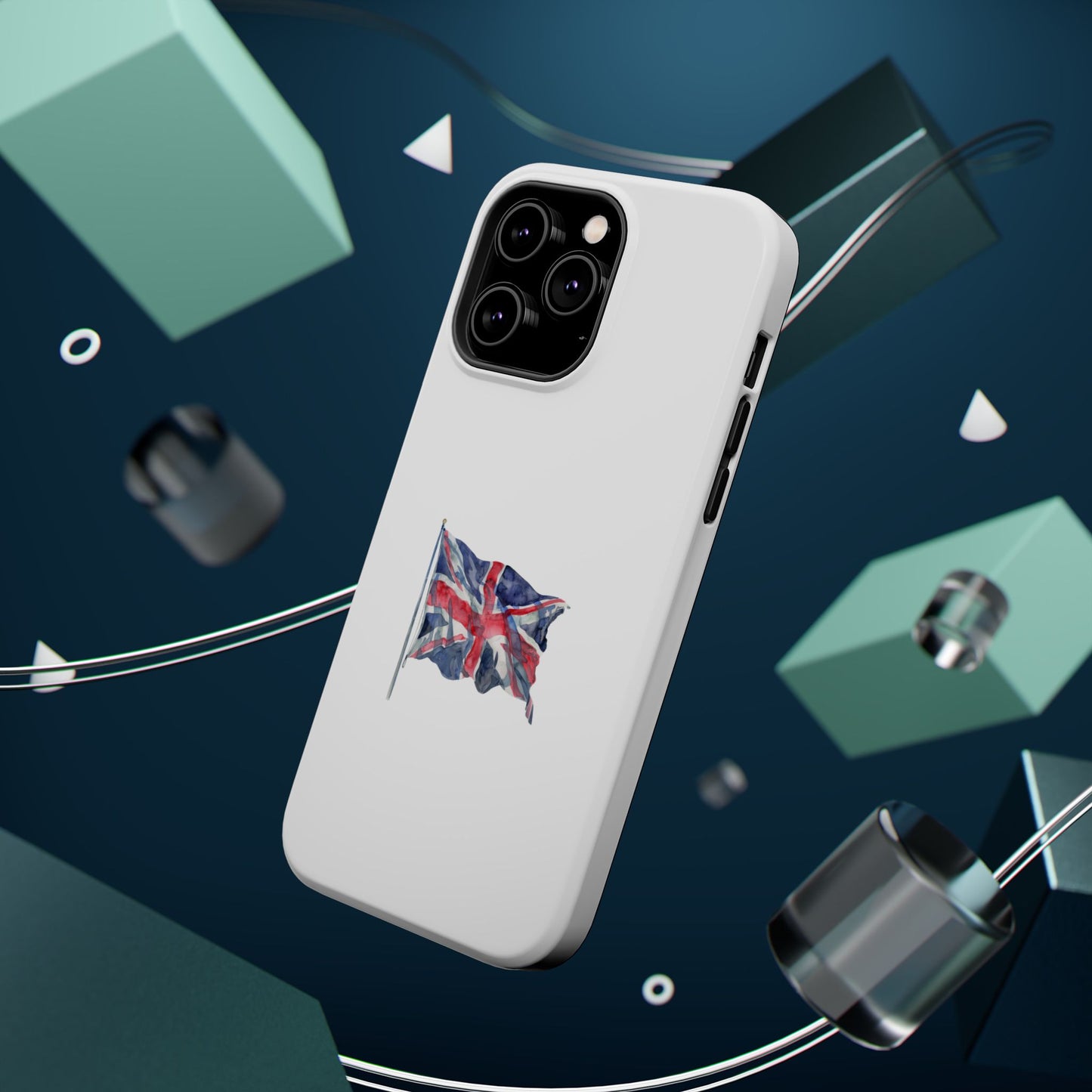 UK Flag Magnetic Tough Case, Durable Phone Cover, British Pride Accessory, Gift for Travelers, Patriot’s Tech Protector