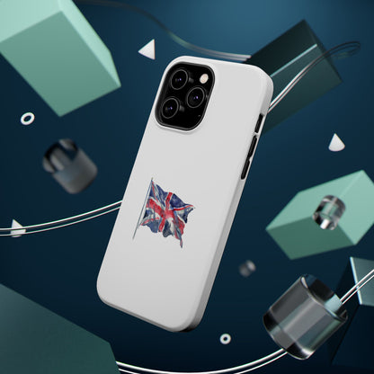 UK Flag Magnetic Tough Case, Durable Phone Cover, British Pride Accessory, Gift for Travelers, Patriot’s Tech Protector