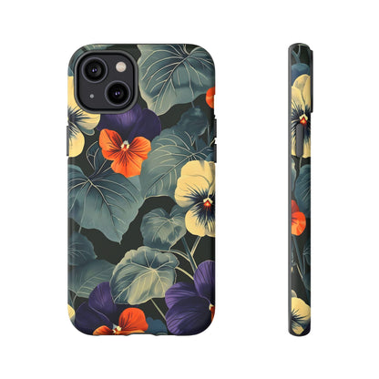 Tough Cases Floral iPhone Case, Tough Phone Cover, Stylish Floral Design, Gift for Her, Summer Vibe, Durable Protective Case