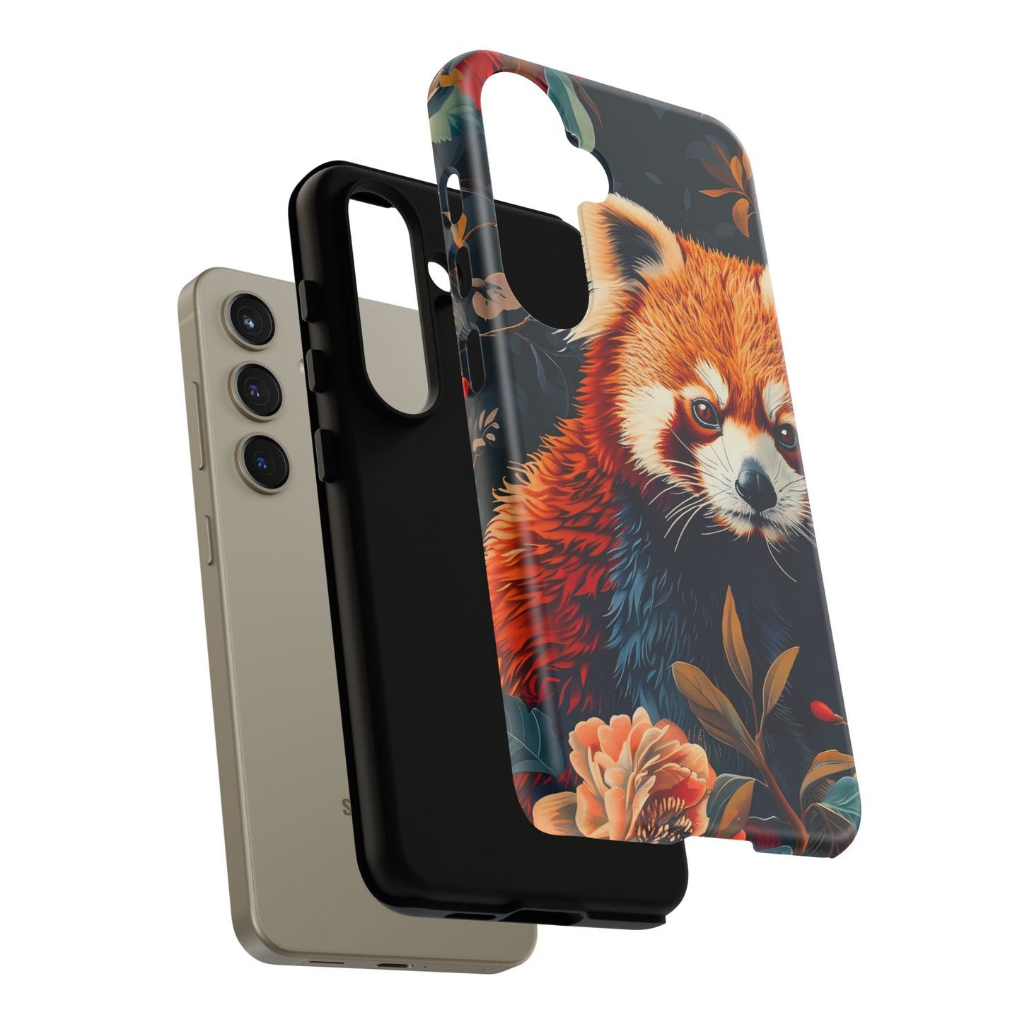 Cute Red Panda Phone Case, Wildlife Lover Gift, Tough Cases for iPhone, Nature-Themed Phone Cover, Animal Art Shell, Cute Tech Accessories