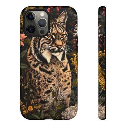 Wildlife Phone Case with Lynx Design, Tough Cases, Animal Lovers Gift, Nature Inspired Accessories, Unique Tech Protection
