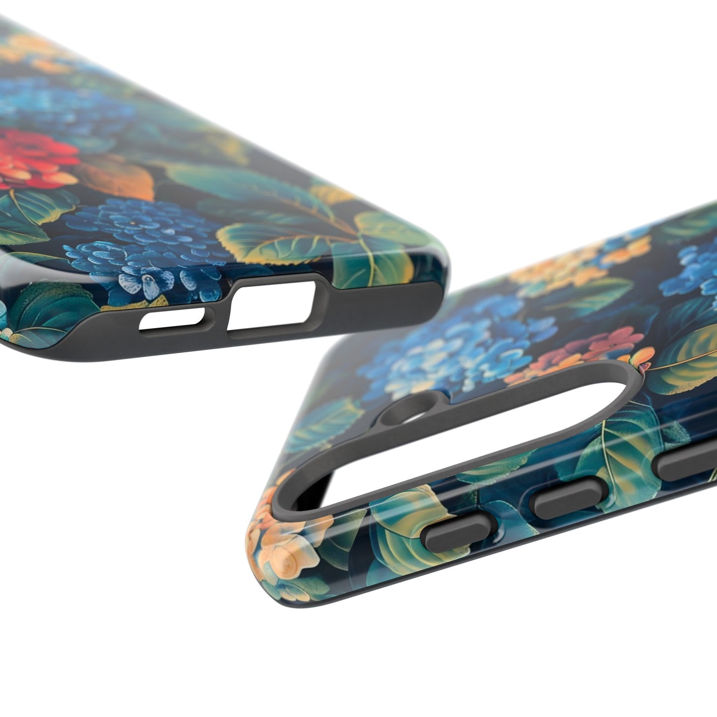 Floral Phone Case, Stylish Tough Case for Gardener Gift, Flower Lover Accessory, Pretty Floral Design, Protective Case